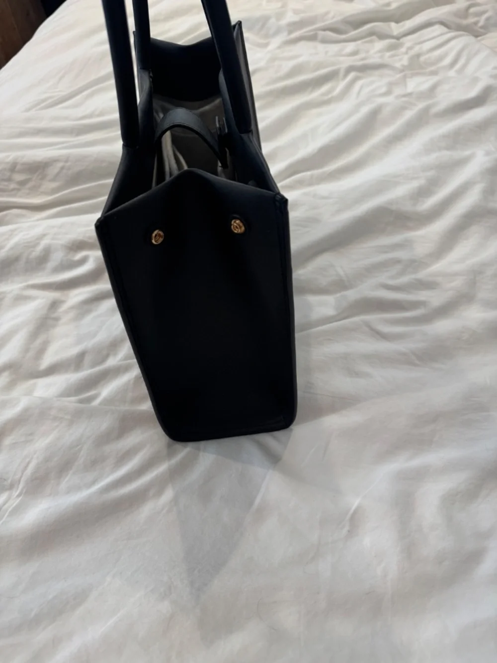 Tory Burch Small Ella Bio Tote Black NWOT + Organizer